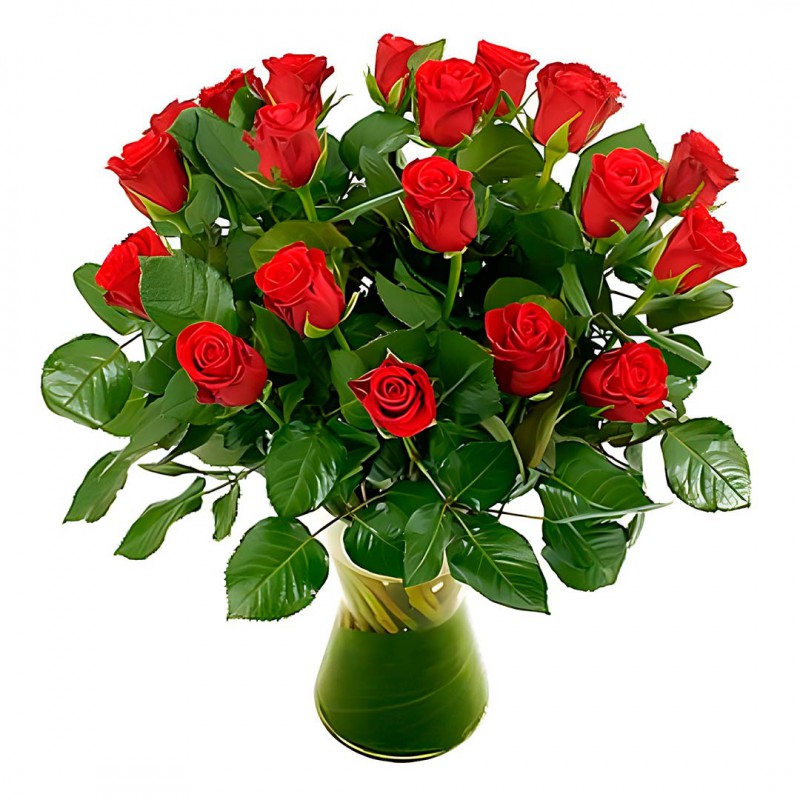 Ramo 24 Rosas rojas - Floristerías Jericó